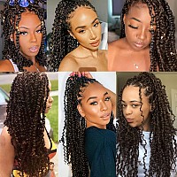 18 Inch Passion Twist Hair Water Wave Crochet Hair Passion Twist Crochet Hair For Women Long Bohemian Synthetic Curly Braiding