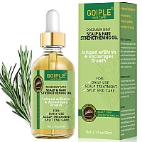 Wozutunt Rosemary Oil For Hair Growth 31 Fl Oz Pure Natural Scalp Oil With Essential Oils Nourishing Treatment For Split End