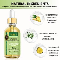 Wozutunt Rosemary Oil For Hair Growth 31 Fl Oz Pure Natural Scalp Oil With Essential Oils Nourishing Treatment For Split End