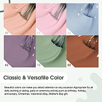 Venalisa Gel Polish Set 6 Colors Popular Nude Pink Blue Green Brown Purple Gel Polish Kit Diy At Home Salon Christmas New Year