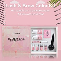 2024 4In1 Lash Lift And Brow Lamination Kit With Longlasting Black Color For 68 Weeks Eyelash Eyebrow Perm Diy Professional