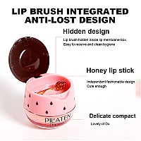 4Pcs Strawberry Honey Lip Balm Vitamin E Moisturizing Propolis Sleeping Lip Mask Effective Reduces Lip Lines Prevention Dry