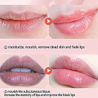 4Pcs Strawberry Honey Lip Balm Vitamin E Moisturizing Propolis Sleeping Lip Mask Effective Reduces Lip Lines Prevention Dry