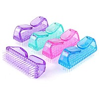 3Pcs Different Kinds Of Fingernail Brush With Plastic Handle Nail Brush For Cleaning Fingernails Easy To Use Nail Scrub Brush