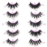 Lashes Bulk Christmas Gift Mikiwi 30 Pack Eyelashes 1318Mm 5D Fake Mink Eyelashes Wholesale Fluffy Natural Volume Eye Lashes