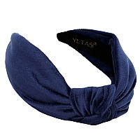 Yetasi Royal Blue Headband Is Chic Velvet Knotted Headbands For Women Are Trendy Headbands Are Uniquely Made Of Non Slip Mater