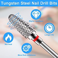 Diesisa 2 Pack Nail Drill Bits Nail Bits For Acrylic Nails 332 Shank Drill Bits For Nails Professional Electric Nail Drill