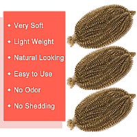 Marley Hair 10 Inch 7 Packs Honey Blonde Marley Twist Braiding Hair For Soft Faux Locs Crochet Hair Pre Separated Springy Afro T