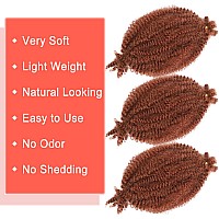 Marley Hair 10 Inch 7 Packs Ginger Marley Twist Braiding Hair For Soft Faux Locs Crochet Hair Pre Separated Springy Afro Twist H