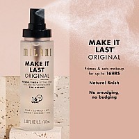 Milani Make It Last Original Natural Finish Setting Spray 3In1 Setting Spray And Primer Prime Correct Set Makeup Fi