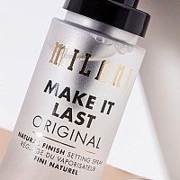 Milani Make It Last Original Natural Finish Setting Spray 3In1 Setting Spray And Primer Prime Correct Set Makeup Fi