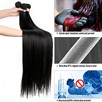 Cuckoo Bundles Human Hair 3 Bundles 141618Inch Hair Extensions Straight Bundles Human Hair 10A Grade 100 Unprocessed Virgi