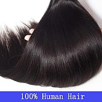 Cuckoo Bundles Human Hair 3 Bundles 141618Inch Hair Extensions Straight Bundles Human Hair 10A Grade 100 Unprocessed Virgi