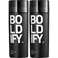 Boldify Hair Fibers 2 X 56G Fill In Fine And Thinning Hair For An Instantly Thicker Fuller Look Best Value Superior Form