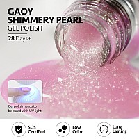 Gaoy Shimmer Gel Nail Polish 16Ml Translucent Jelly Glitter Gel Polish Soak Off Uv Gel For Nail Art Diy At Home 1614 Jelly Pi