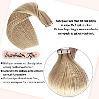 Human Hair Tape In Extensions 20 Inch Golden Blonde To Medium Blonde Tape In Hair Extensions Real Human Hair Tape In Tracks Hair