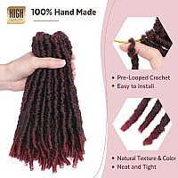 Wignee Crochet Hair 120 Strands Faux Locs 8 Inches Soft Locs Pretwisted Locs 6 Packs Prelooped Crochet Hair For Black Women8