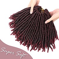 Wignee Crochet Hair 120 Strands Faux Locs 8 Inches Soft Locs Pretwisted Locs 6 Packs Prelooped Crochet Hair For Black Women8