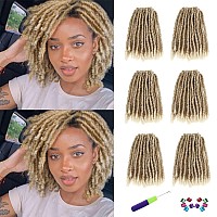 Wignee Crochet Hair 120 Strands Faux Locs 8 Inches Soft Locs Pretwisted Locs 6 Packs Prelooped Crochet Hair For Black Women8