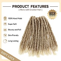 Wignee Crochet Hair 120 Strands Faux Locs 8 Inches Soft Locs Pretwisted Locs 6 Packs Prelooped Crochet Hair For Black Women8