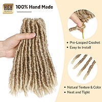 Wignee Crochet Hair 120 Strands Faux Locs 8 Inches Soft Locs Pretwisted Locs 6 Packs Prelooped Crochet Hair For Black Women8