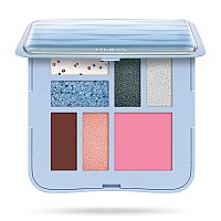 Pupa Milano 7 Pan Eyeshadow & Blush Palette, Light Blue