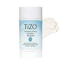 TiZO Mineral Stick SPF 45 - Clear, Water Resistant Sunscreen