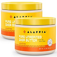 Alaffia Everyday Shea Authentic Shea Butter All Skin Types Help Moisturize And Soften Skin With Shea Butter Unscented 2 Pac