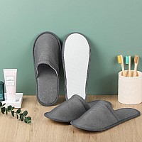 Geyoga 30 Pairs Disposable Spa Slippers House Slipper For Guest Non Slip Hotel Slipper Closed Toe Indoor Slipper For Men Women H