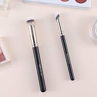 Mogilan Concealer Brush Under Eye Professional Eye Blending Brush For Makeup Eyeshadow Concealer Contour Blending Buffing With L