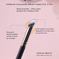 Mogilan Concealer Brush Under Eye Professional Eye Blending Brush For Makeup Eyeshadow Concealer Contour Blending Buffing With L