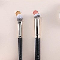 Mogilan Foundation Brush Set Professional Under Eye Concealer Brushes Brightening Eye Makeup Brush For Blending Liquid Cream Or