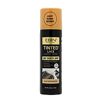 Ebin New York Tinted Lace Spray 338Oz 100Ml Light Warm Brown Quick Drying Water Resistant No Residue Even Application