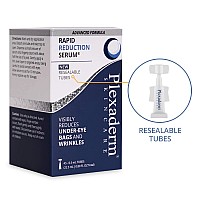 Plexaderm Rapid Reduction Eye Serum Advanced Formula Anti Aging Serum Visibly Reduces Undereye Bags Wrinkles Dark Circles