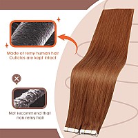 Sunny Hair Tape In Hair Extensions Human Hair Copper Invisible Tape In Human Hair Extensions Colored Tape In Hair Extensions Cop