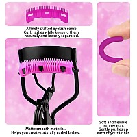 Eyelash Curlers With Comb 2 Pack Immer Lieben Lash Curler With 10 Replacement Refills 6 Combs 10 Seconds Curl And Lifted Lashe