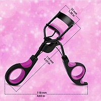 Eyelash Curlers With Comb 2 Pack Immer Lieben Lash Curler With 10 Replacement Refills 6 Combs 10 Seconds Curl And Lifted Lashe