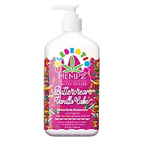 Hempz Body Lotion Buttercream Vanilla Cake Celebration Limited Edition Daily Moisturizing Cream Shea Butter Aloe Skin Ca