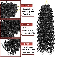 Gogo Curl Crochet Hair 12 Inch 8 Packs Short Curly Crochet Hair For Blcak Women Beach Curl Crochet Hair Deep Wave Crochet Ha