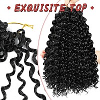 Gogo Curl Crochet Hair 12 Inch 8 Packs Short Curly Crochet Hair For Blcak Women Beach Curl Crochet Hair Deep Wave Crochet Ha