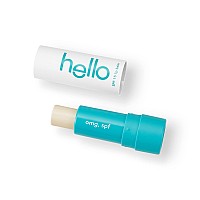 Hello Moisturizing Vegan Lip Balm Spf 15 Sweet Mint With Coconut Oil Beeswax Free Petrolatum Free And Parabens Free 015 Ou