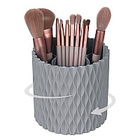 Hsspanfn Makeup Brush Holder Organizer 360 Rotating Multifunctional Pen Holder For Deskmultipurpose Desktop Stationary Organ