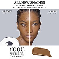 Lancme Teint Idole Ultra Wear Buildable Full Coverage Foundation Longwear Waterproof Natural Matte Finish 500C Deep Ski