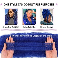 Marley Hair 30 Inch Pre Separated Springy Afro Twist Hair 8 Packs Marley Twist Braiding Hair For Faux Locs Crochet Hair Syntheti