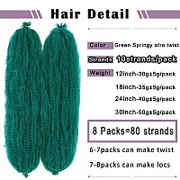 Marley Hair 30 Inch Pre Separated Springy Afro Twist Hair 8 Packs Marley Twist Braiding Hair For Faux Locs Crochet Hair Syntheti