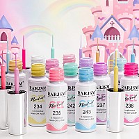 Rarjsm Gel Liner Nail Art 12 Colors Set Pink Purple White Green Yellow Blue Gel Art Liners For Nails 5Ml Summer Shades Striping