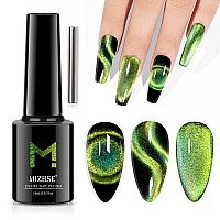 Mizhse 9D Cat Eye Gel Nail Polish 10Ml Christmas Holographic Galaxy Cateye Magnetic Nail Polish Gel Magic Chameleon Manicure S