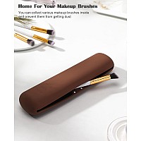 Corneria Magnet Buckle Makeup Brush Holder Portable Silicone Makeup Brush Case Ecofriendly For Business