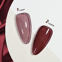 Gaoy Jelly Nude Gel Nail Polish 16Ml Sheer Translucent Soak Off Gel Polish Uv Light Cure For Nail Art Diy 1627 Splendor