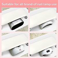 Nail Arm Rest For Acrylic Nails With Nail Table Mat Microfiber Leather Nail Hand Rest Cushion For Nails Soft Hand Pillow Foots